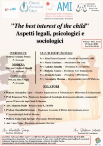 THE BEST INTEREST OF THE CHILD @ PALERMO WEBINAR