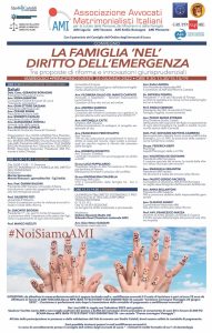 LA FAMIGLIA ‘NEL’ DIRITTO DELL’EMERGENZA Tra proposte di riforma e innovazioni giurisprudenziali @ VIAREGGIO (LU)