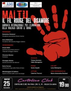 MAI TU IL FIL ROUGE DEL DISAMORE @ CARTOLINE CLUB REGGIO DI CALABRIA