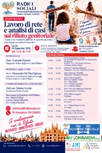 LAVORO DI RETE E ANALISI DI CASI SUL RIFIUTO GENITORIALE @ MILANO